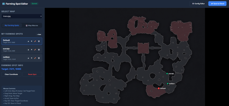 Arena Map Setup