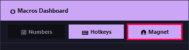 Magnet Toggle Location